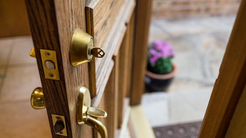 Door with locks - New Jersey Siding & Windows