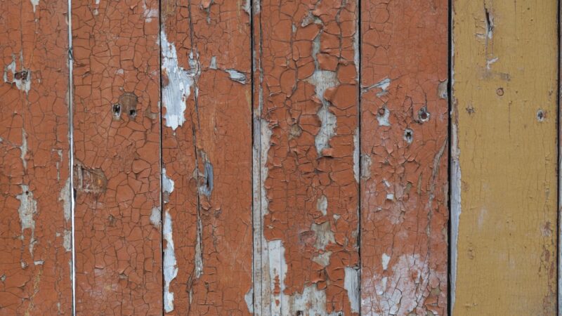 Cracked Siding