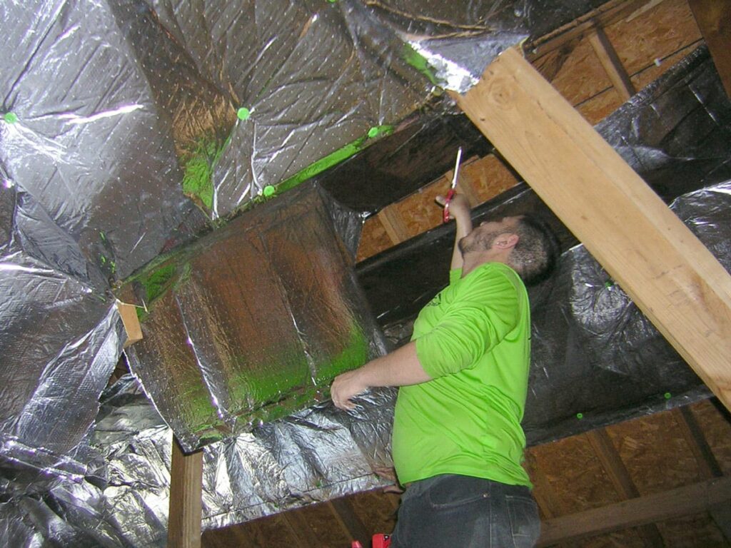 eShield-Reflective-Install-2 Attic Foil Barrier installation in New Jersey