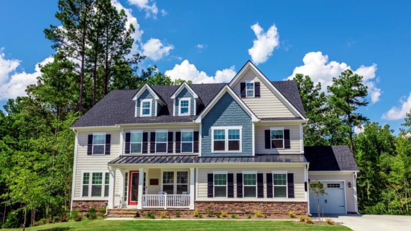 Home With Vinyl Siding