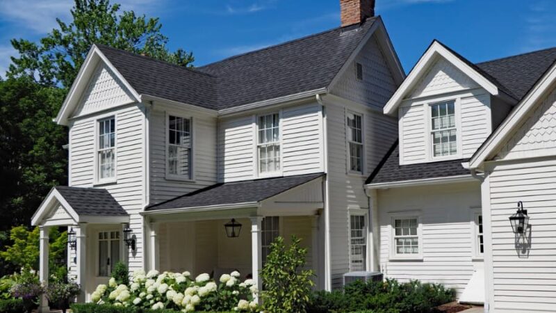 House with vinyl siding