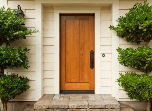Giving your Fiberglass Door a Rustic Look with Wood Stain