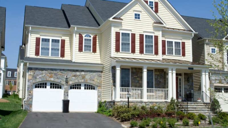 House With Stone Facing