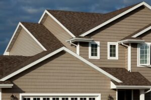 A home with vinyl siding