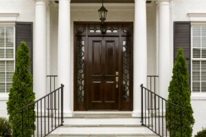 A beautiful security door 