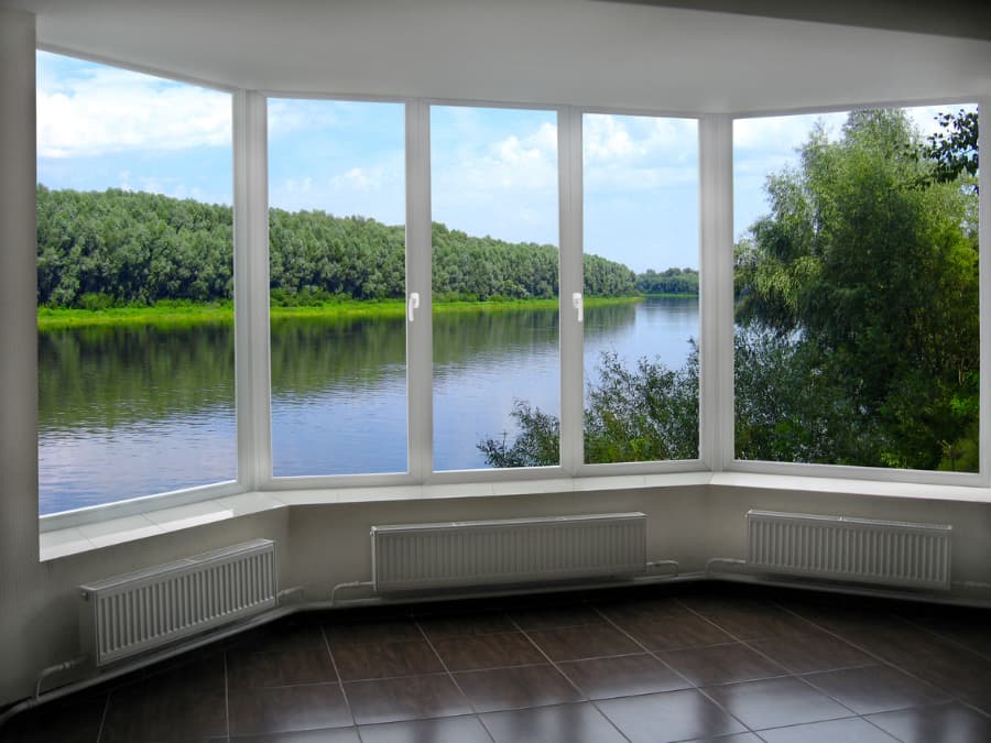 bow-windows-overlooking-river Bow windows overlooking river