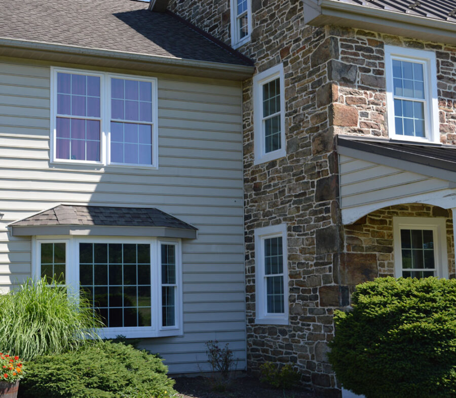 Bay window on residential home
