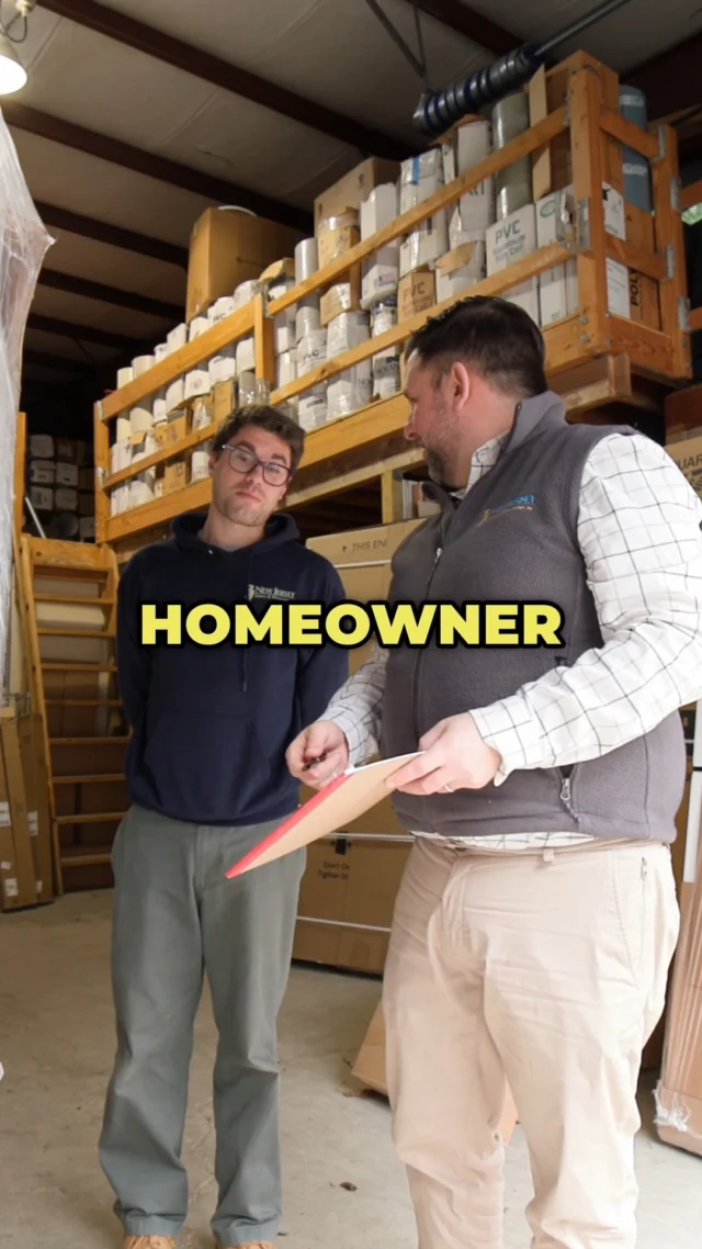 🏡 Every project should be perfect, but when it’s not, we make it right. 💪 #NJHomeExperts #CustomerCare